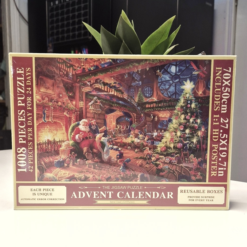 2 for $15 ⭐️ Christmas Advent Calendar 1008 Pc Puzzle New